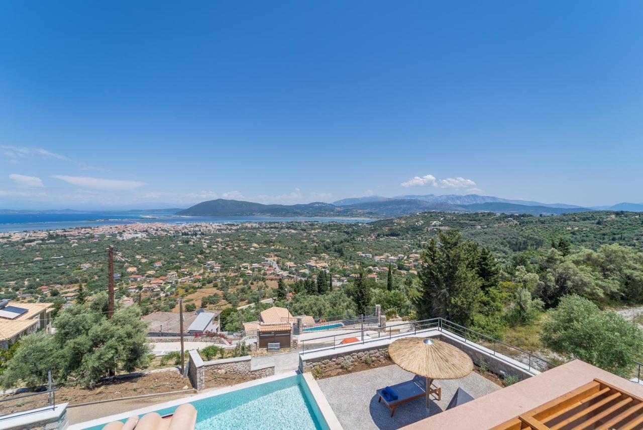 31 Blue Ionian Villas Apolpaina Luaran gambar