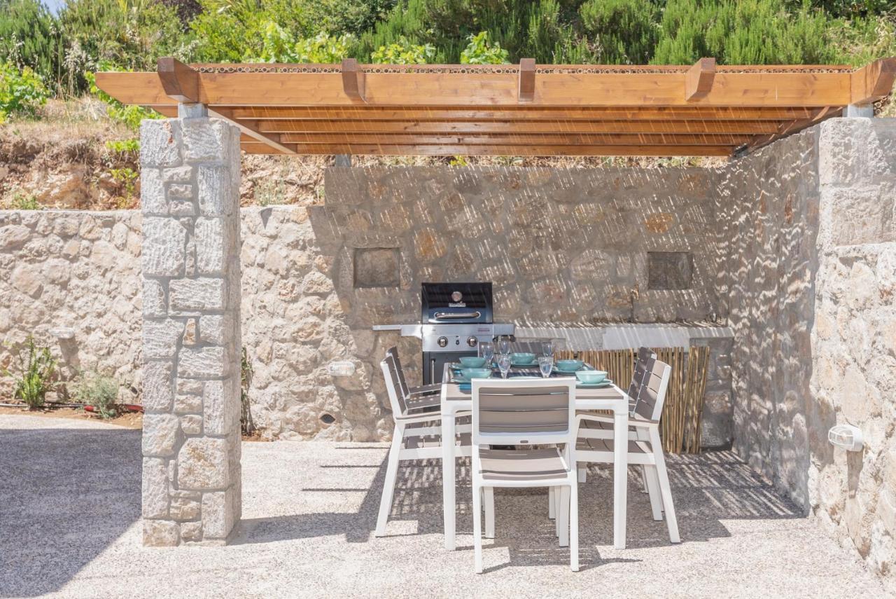 31 Blue Ionian Villas Apolpaina Luaran gambar