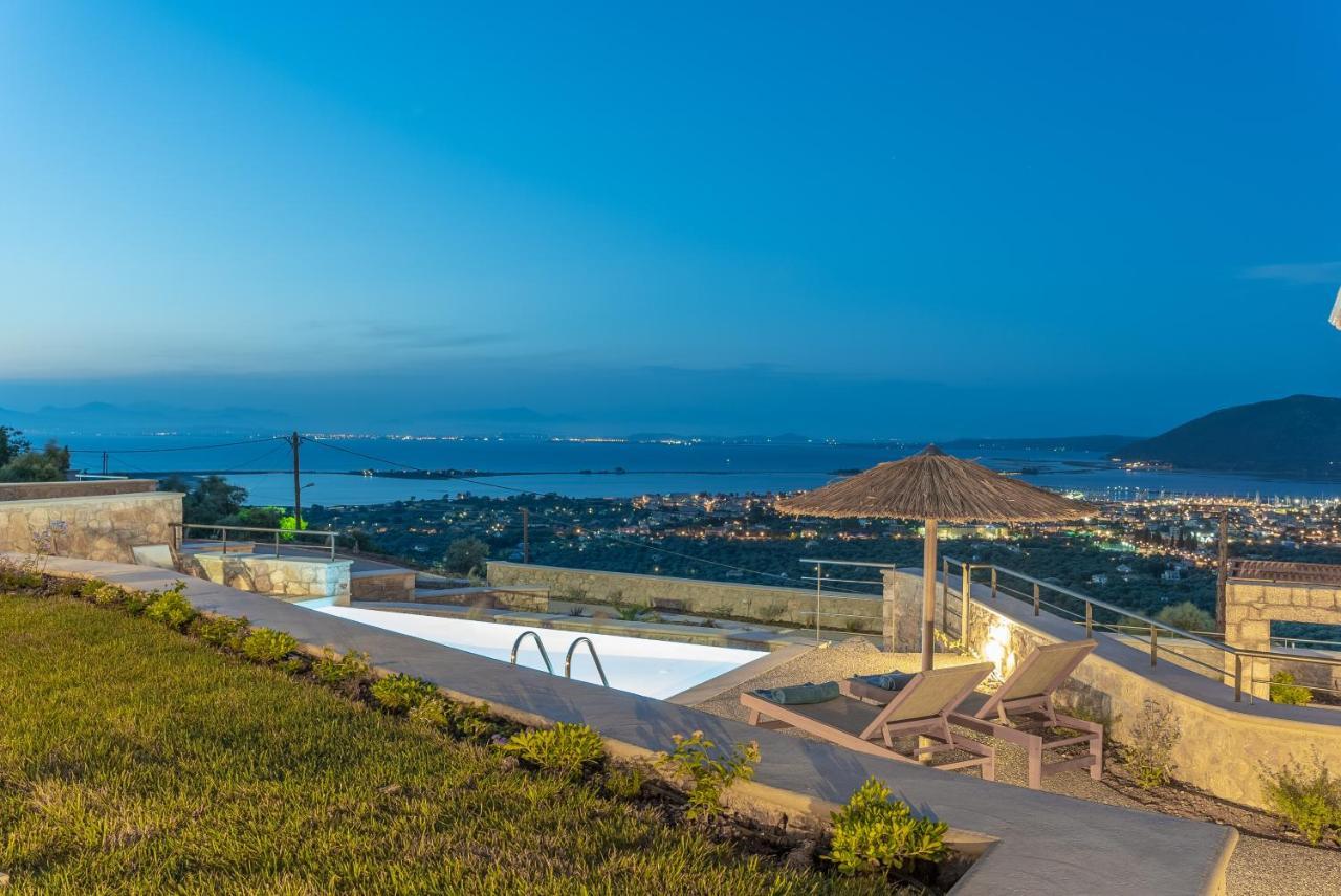 31 Blue Ionian Villas Apolpaina Luaran gambar