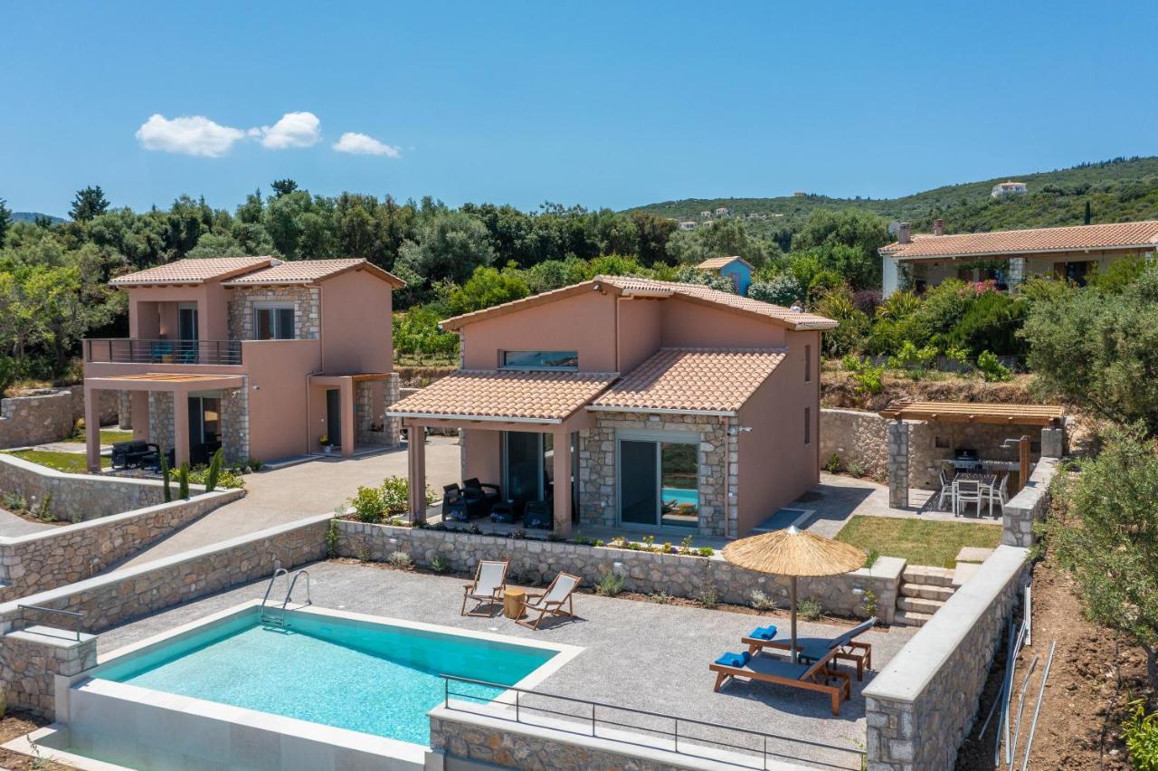 31 Blue Ionian Villas Apolpaina Luaran gambar