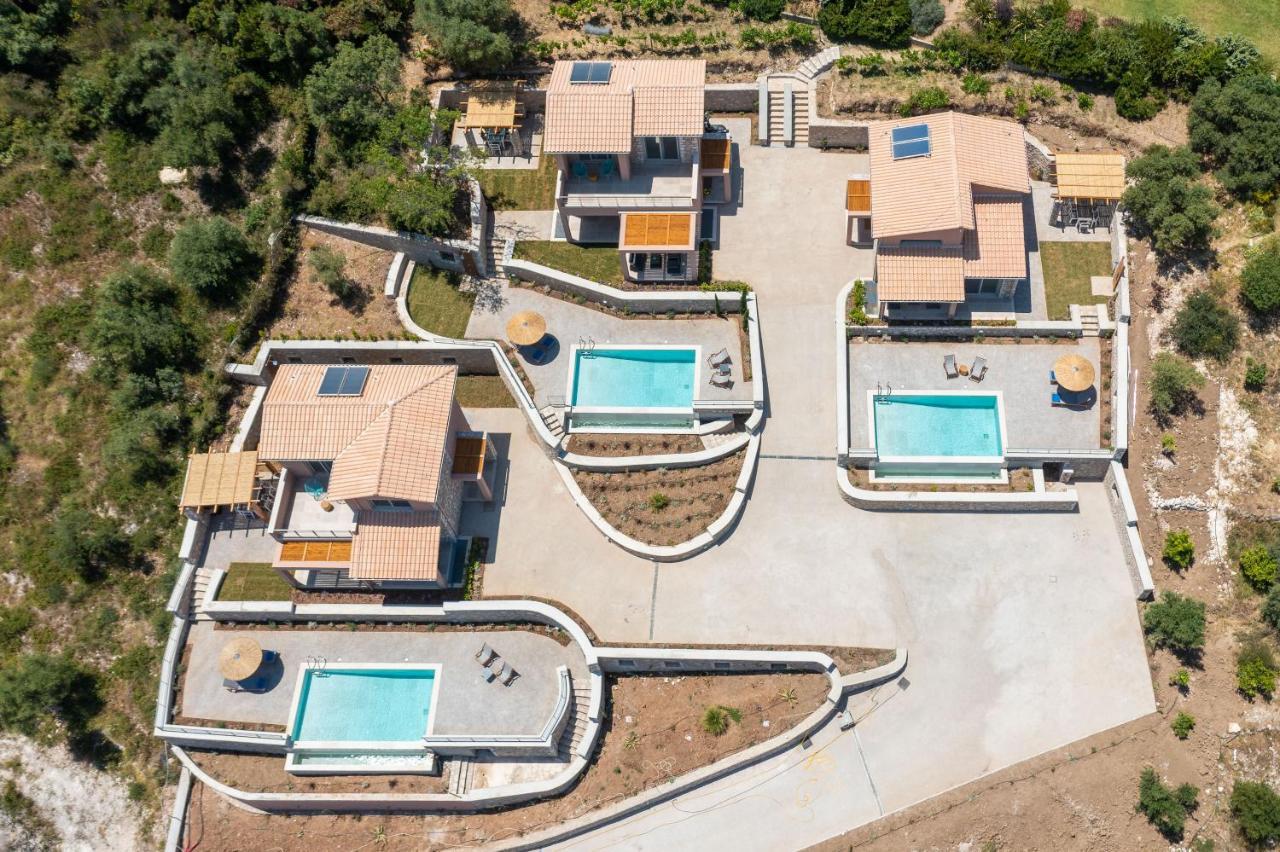 31 Blue Ionian Villas Apolpaina Luaran gambar