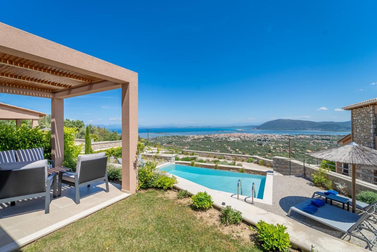 31 Blue Ionian Villas Apolpaina Luaran gambar