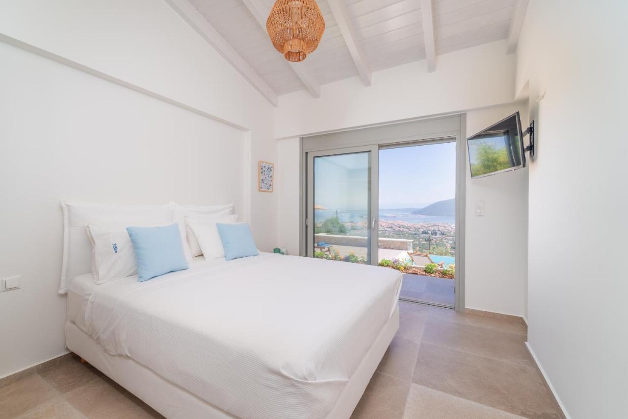 31 Blue Ionian Villas Apolpaina Luaran gambar