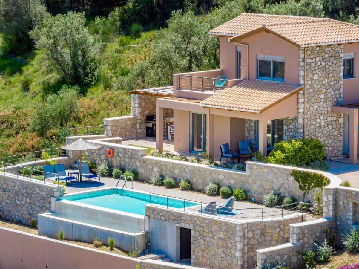 31 Blue Ionian Villas Apolpaina Luaran gambar