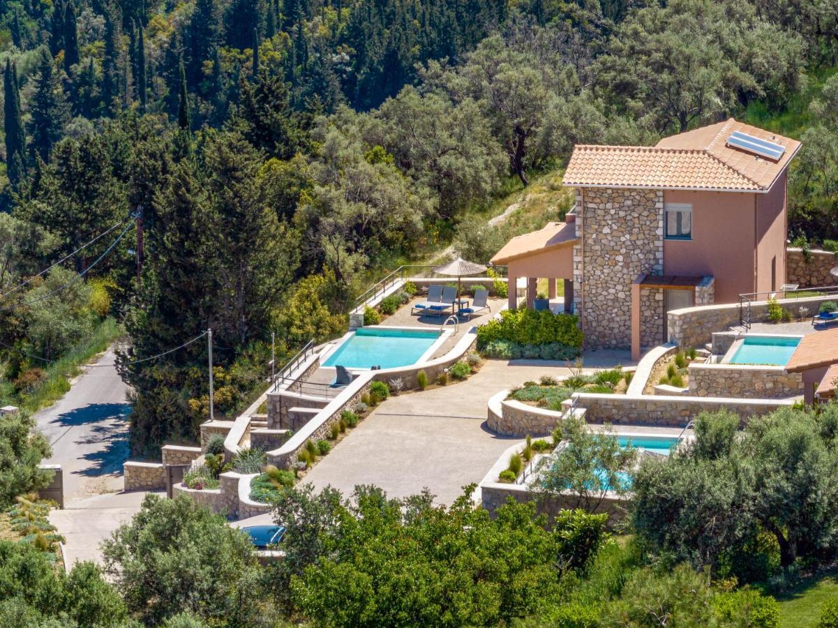 31 Blue Ionian Villas Apolpaina Luaran gambar