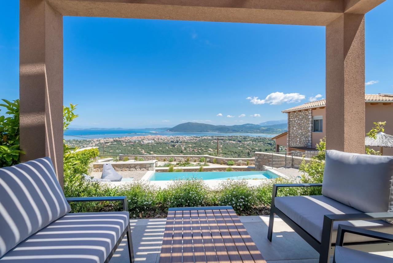 31 Blue Ionian Villas Apolpaina Luaran gambar